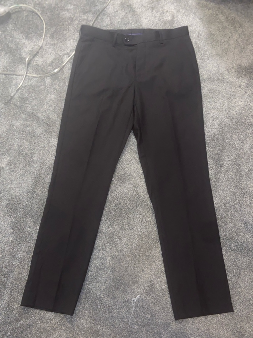 Men's Black Dress Pants - Modern Slim Trousers